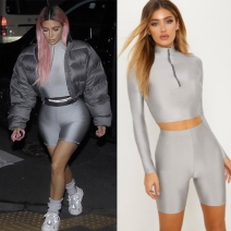 Kim Kardashian chandal Yeezy / Outfit Pretty Little Things